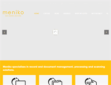 Tablet Screenshot of meniko.co.za